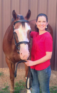 Collective Equestrian Editor Liz Crumbly with her mare, Cheyenne