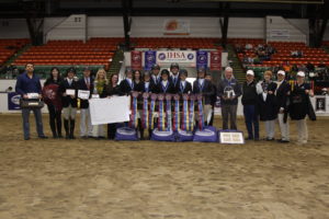 The Savannah College of Art and Design Equestrian Team after their IHSA Nationals huntseat team win in May. 