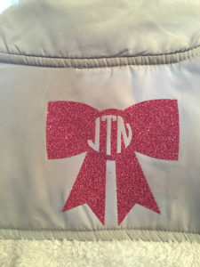 Glittery appliques can instantly customize any article of clothing.