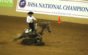 Berry's open reiner, Elizabeth Poczobut during a rundown.